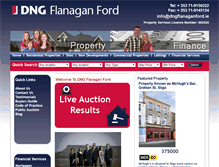 Tablet Screenshot of dngflanaganford.ie